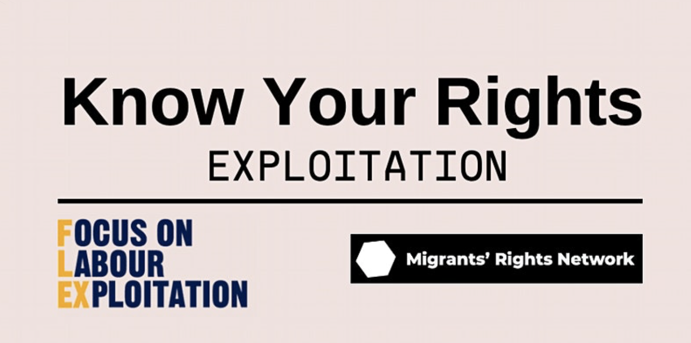 Know Your Rights Exploitation Migrants' Rights Network