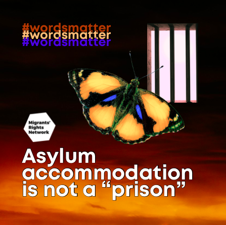 asylum accommodation is not a "prison"