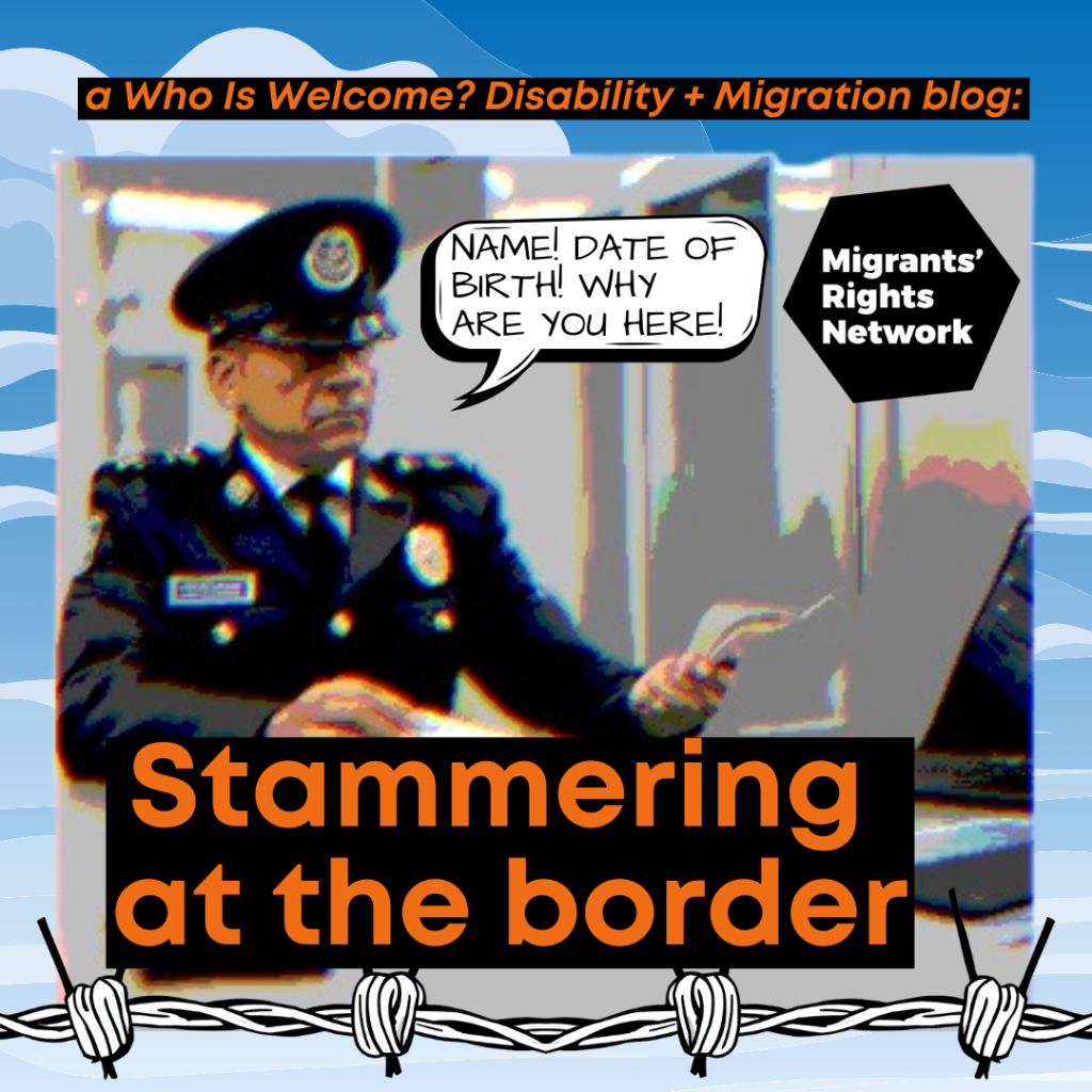 stammering at the border