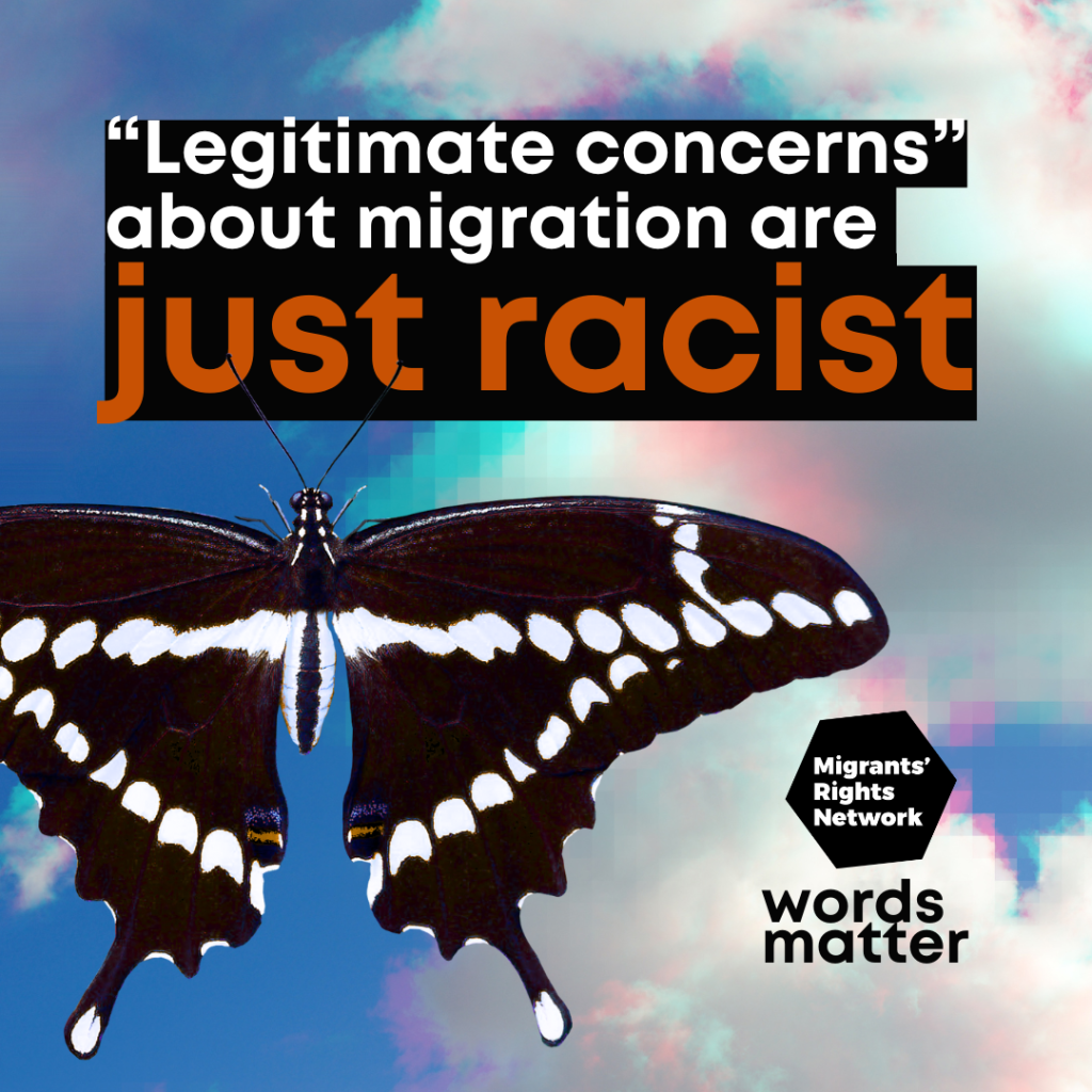 "Legitimate concerns" about migration are just racist.